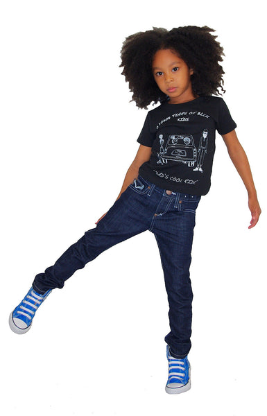 Copy of Kids Slim Skinny  Jeans, Kids Unisex Denim Jeans - Jett (Rinse Wash)