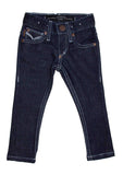 Kids Slim Skinny  Jeans, Kids Unisex Denim Jeans - Jett (Rinse Wash)