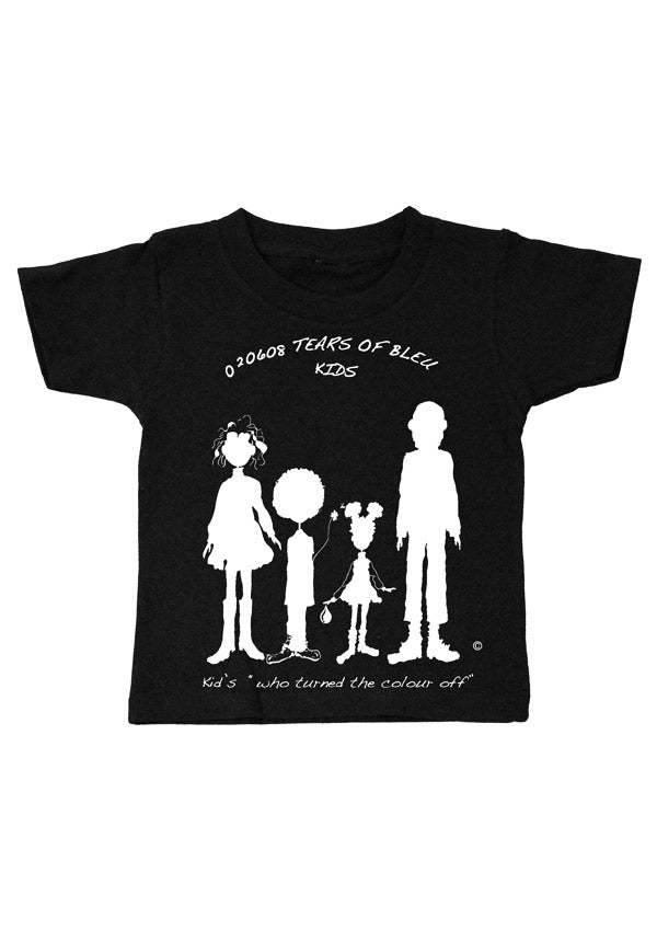 Kid's Tee Shirt - - "Kid's who Turned the Color Off"