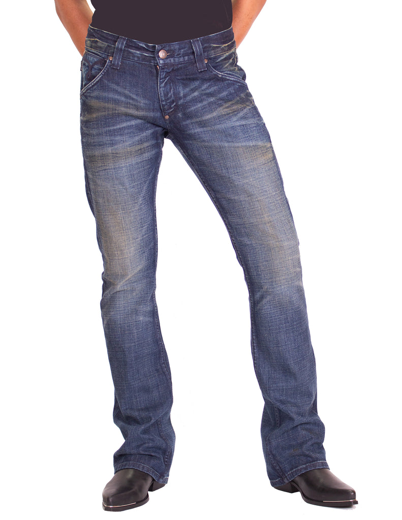 Men's Flared, Vintage Jeans - Hendrix (Vintage Atom Wash)