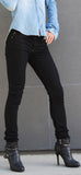 Black Skinny Jeans - Cecila (Double Black Wash)