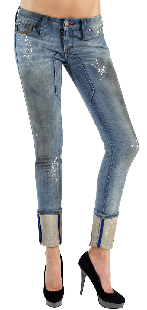 Women's Skinny Jeans - Chloe Double Star