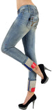 Women's Skinny Jeans - Chloe Double Star