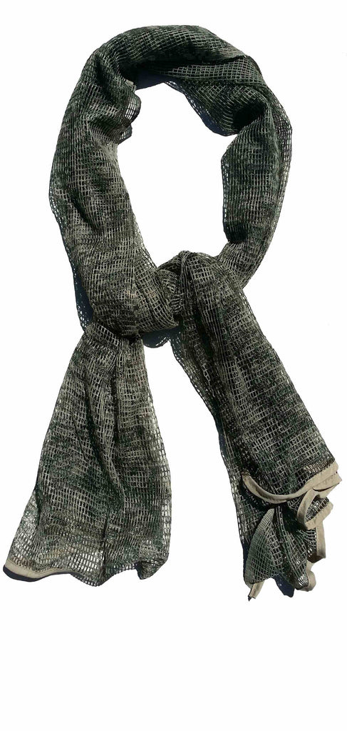 Grey Stealth Camouflage Scarf