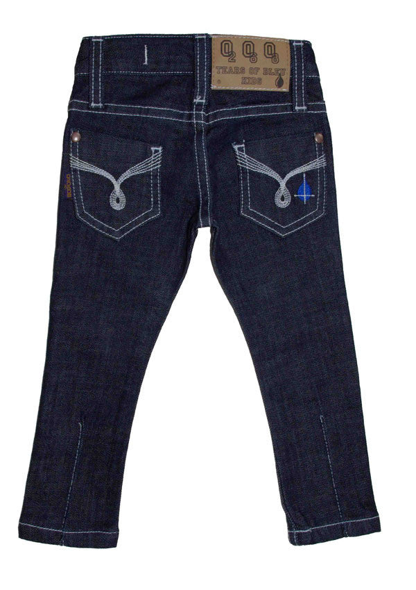Kids Slim Skinny  Jeans, Kids Unisex Denim Jeans - Jett (Milky Way Wash)