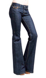 Women's Flare Jeans, Wide-Leg, Bell Bottom Jean - Rinse Wash