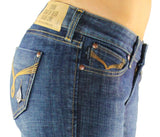 Women's Flare Jeans, Wide-Leg, Bell Bottom Jean - Dark Moon