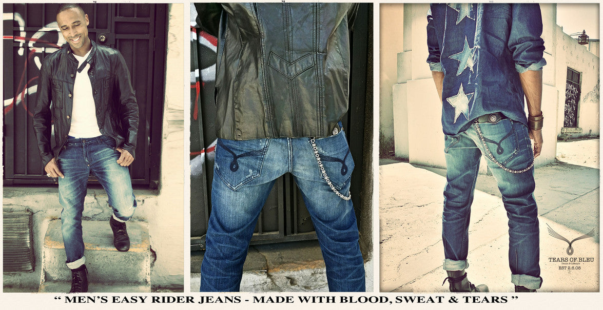 TEARS OF BLEU - Premium Designer Jeans - Tailored From Within